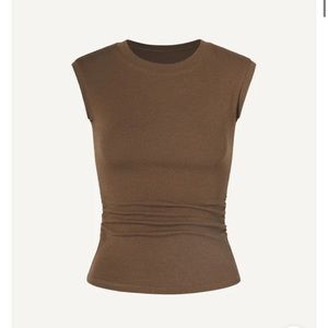 OGL Brown Sleeveless Top